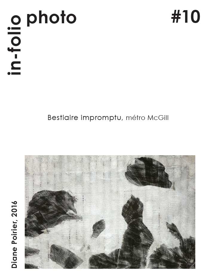 In-folio photo #10 / Bestiaire impromptu, métro McGill / Diane Poirier, 2016.