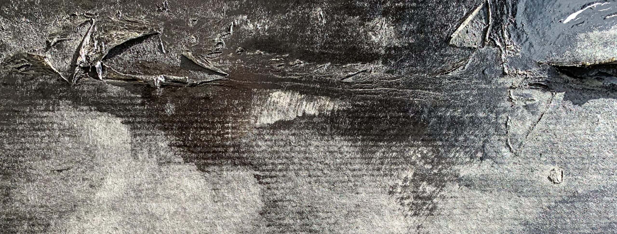 Photographie - paysage de noir trame